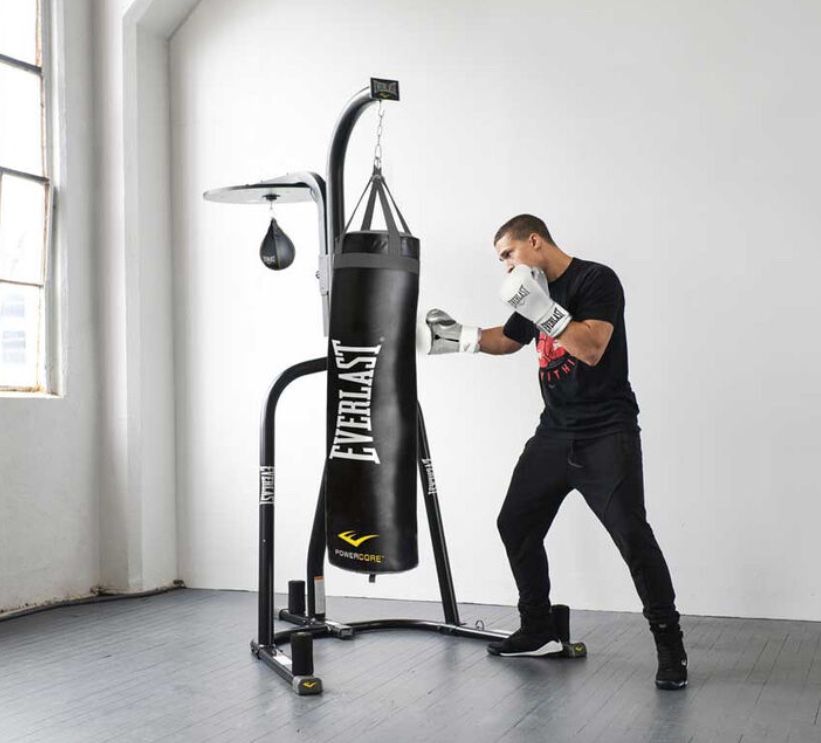 Brand New Everlast Punching Bag Set Up