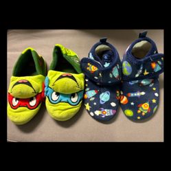 Pantuflas de Niño – Ninja Turtles y Cohetes (Talla infantil)