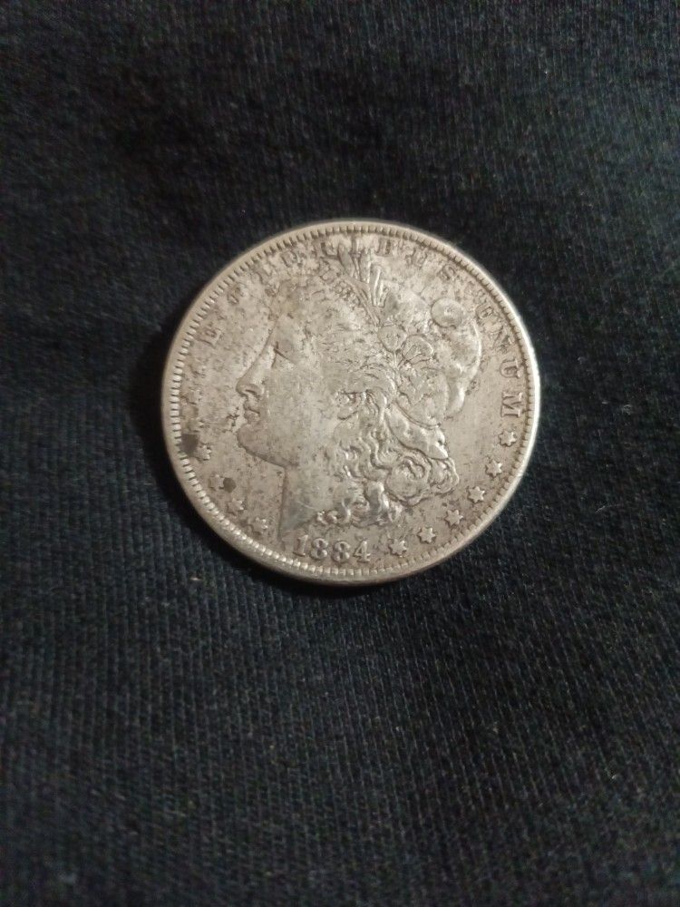 1884 Morgan Silver Dollar