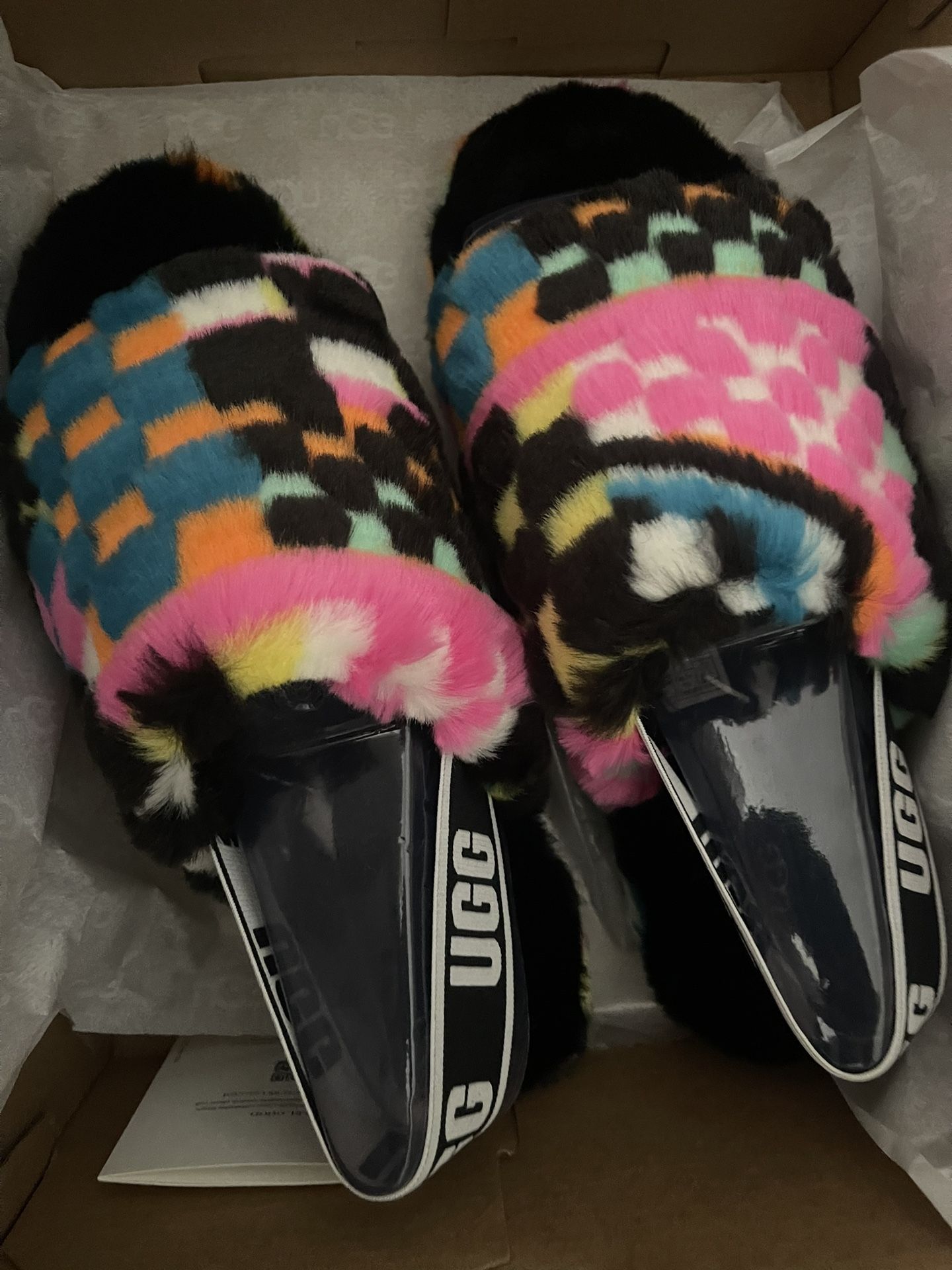 Ugg Fluff Slide Yeah Multi Colored