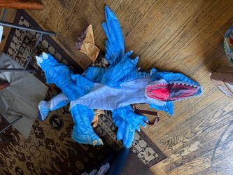Blue Shark Inflatable Halloween Costume