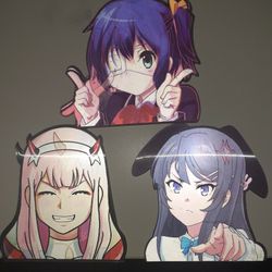 Anime 3d Stickers