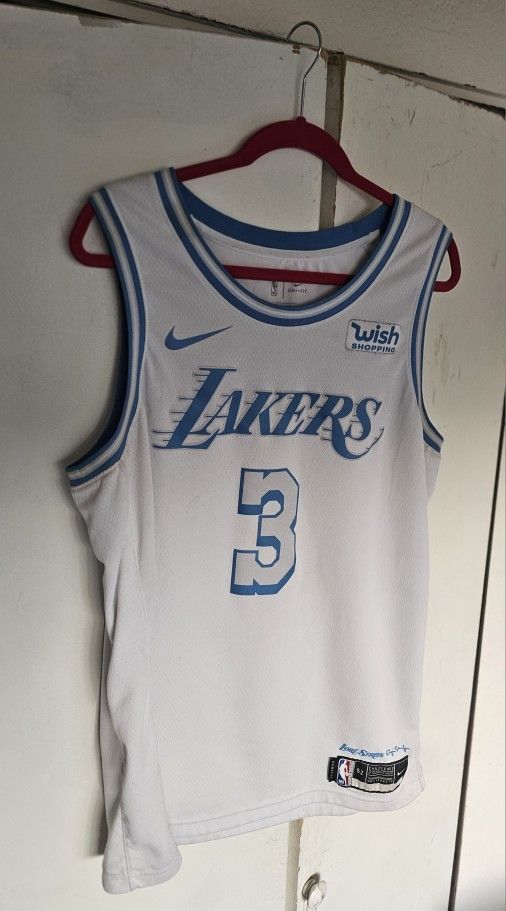 Nike Anthony Davis Los Angeles Lakers City Edition 2021 Authentic Jersey Size 52 Men's XL - Like New Condition - RARE