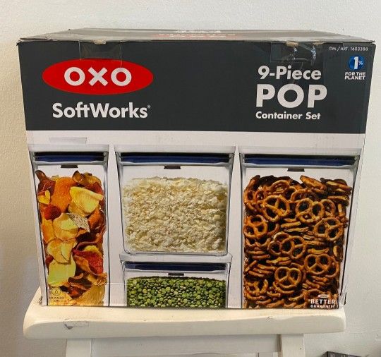 OXO SoftWorks 9-Piece POP Container Set