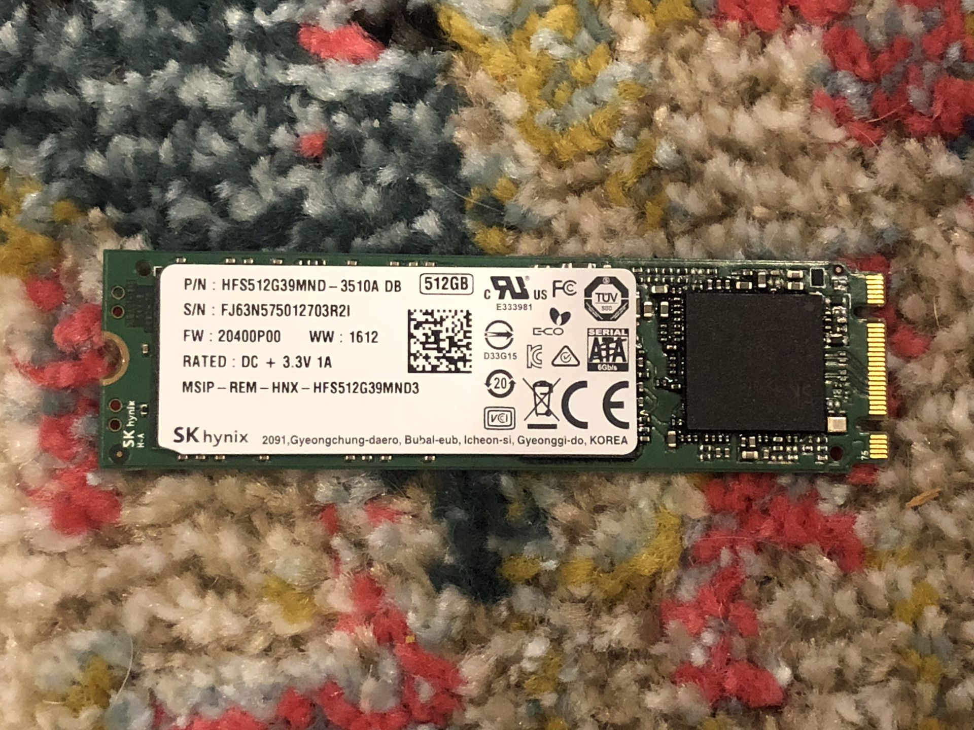 512gb M.2 SSD