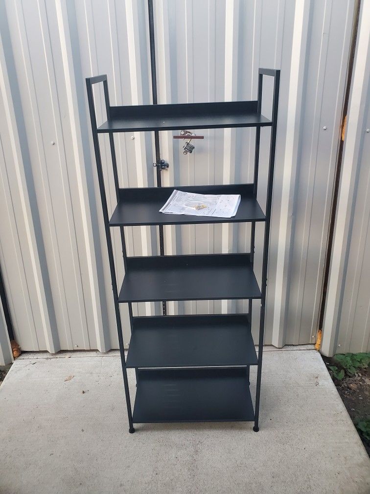 New 5 Tier Tall Bookshelf