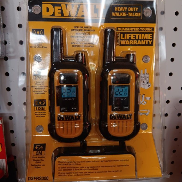 Dewalt New Walkie Talkie 1W