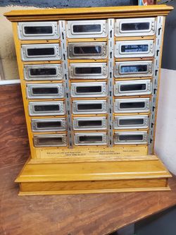 Antique 1940 Ever Ready Lunch Counter Sandwich Dispenser 10 cent Vending Coin Op