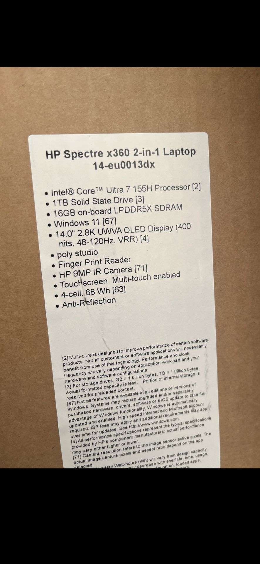 HP Laptop  1000$ Slightly Negotiable 