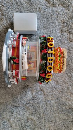 Christmas Snow Village- Frankys Hot Dogs