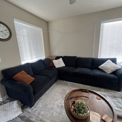 Blue Sectional Couch