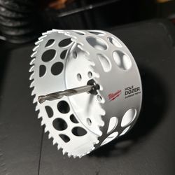 Hole Saws (x2) : 4 1/4” by Milwaukee And 4”.  Sold Individually 