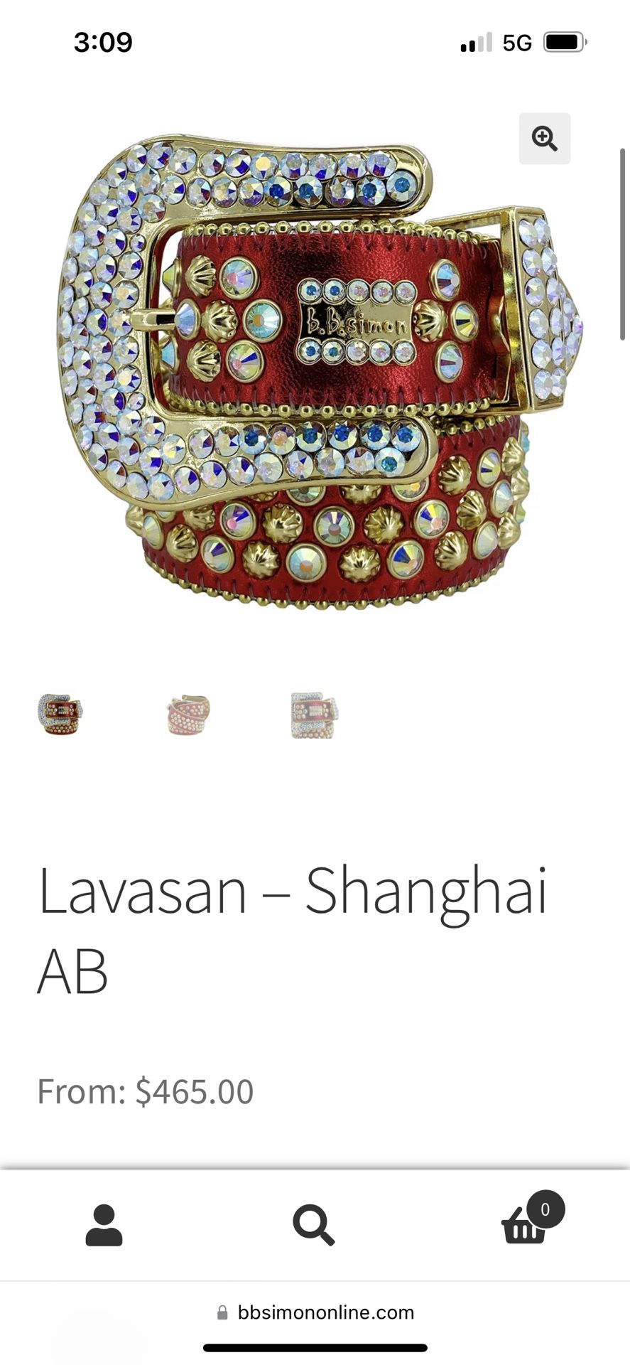 BB Simon Belt, Size 36