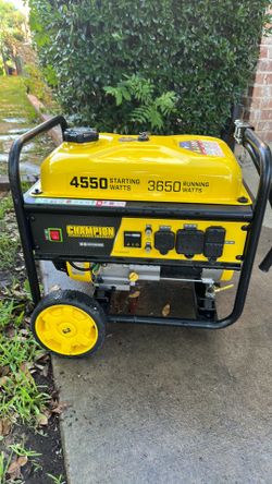 Champion 3650 generator