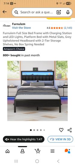 Full size bed frame