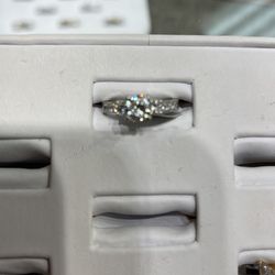 Platinum, diamond ring