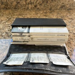 2008 Lexus IS250 Owners Manual Complete set