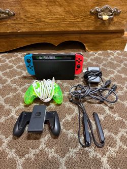 Nintendo Switch Console w/ Dock, Cables & Wired Controller