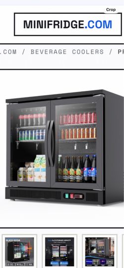 GNABZVD BB-210DS 8.8 CU FT BEVERAGE COOLER BLACK worth $900