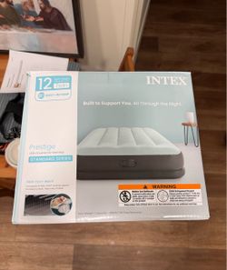 Intex Twin 12” Air Mattress with Built In USB Pump