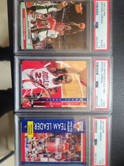 3 Psa Graded Jordan Cards 