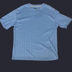 Light blue rich 90’s style heavy shirt  Height:5’8 Weight:157