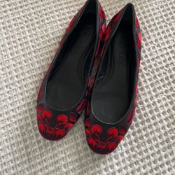 Alexander McQueen leather flats ballet