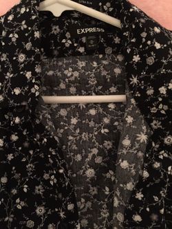 EXPRESS men’s button up dress shirt sz M