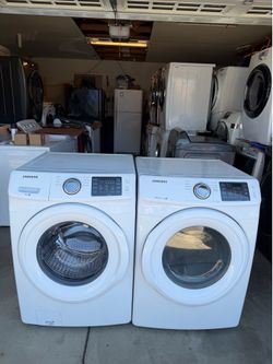 Samsung Front Load Washer and Gas Dryer Set