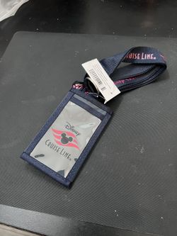 Disney Cruise Line Lanyard Neck Name ID Tag