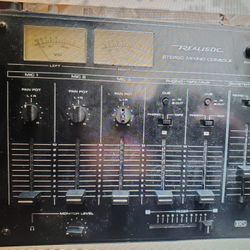 Realistic Stereo Mixer & Ecko Box Unit.
