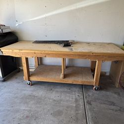 Wood Work Bench 