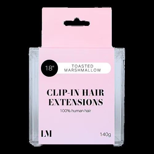 18" Clip In Human Hair Extensions 