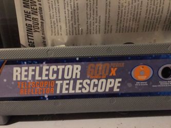 New. Telescope in carrying case. New