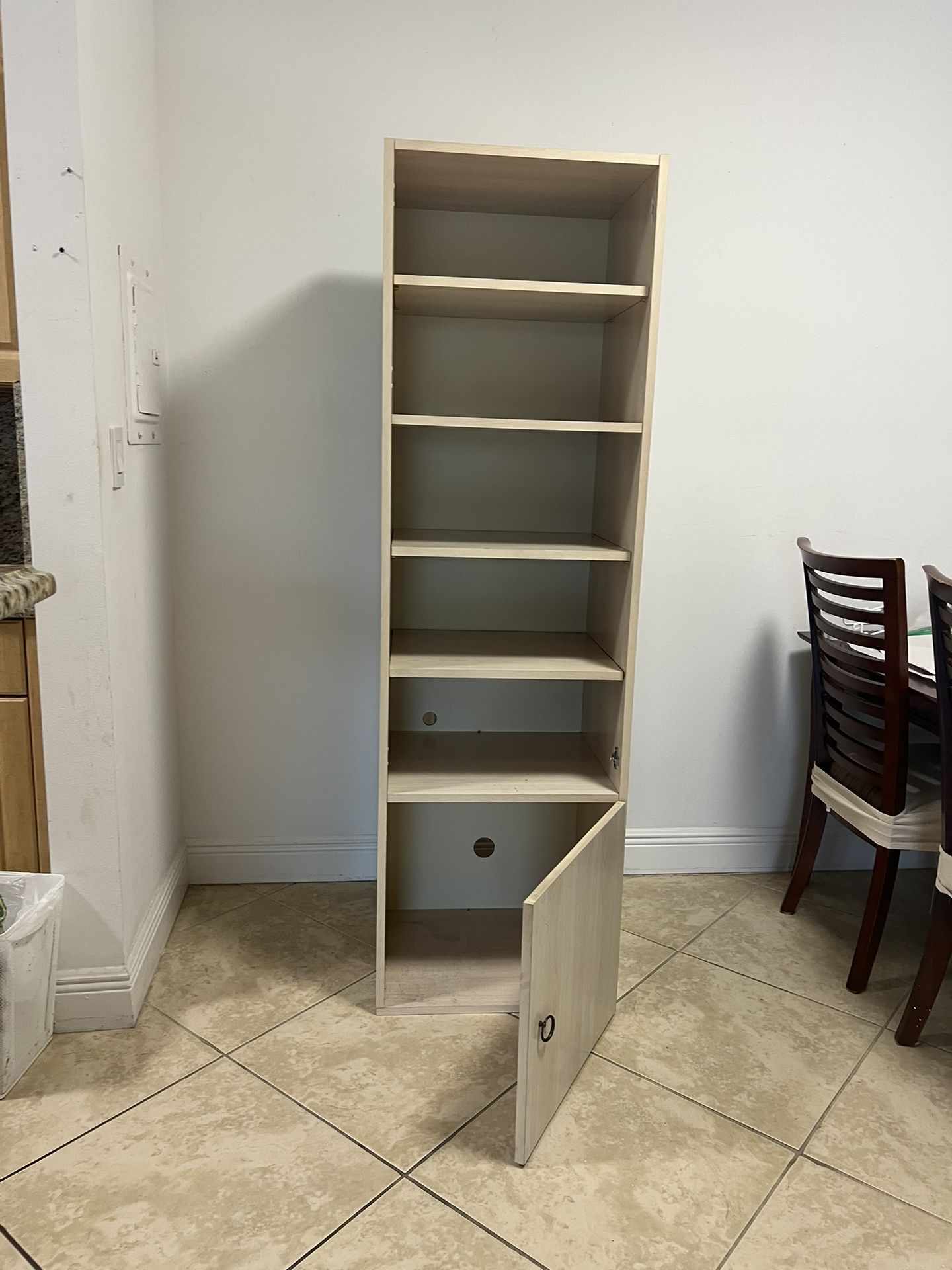 5 Shelf Bookshelf With Bottom Storage