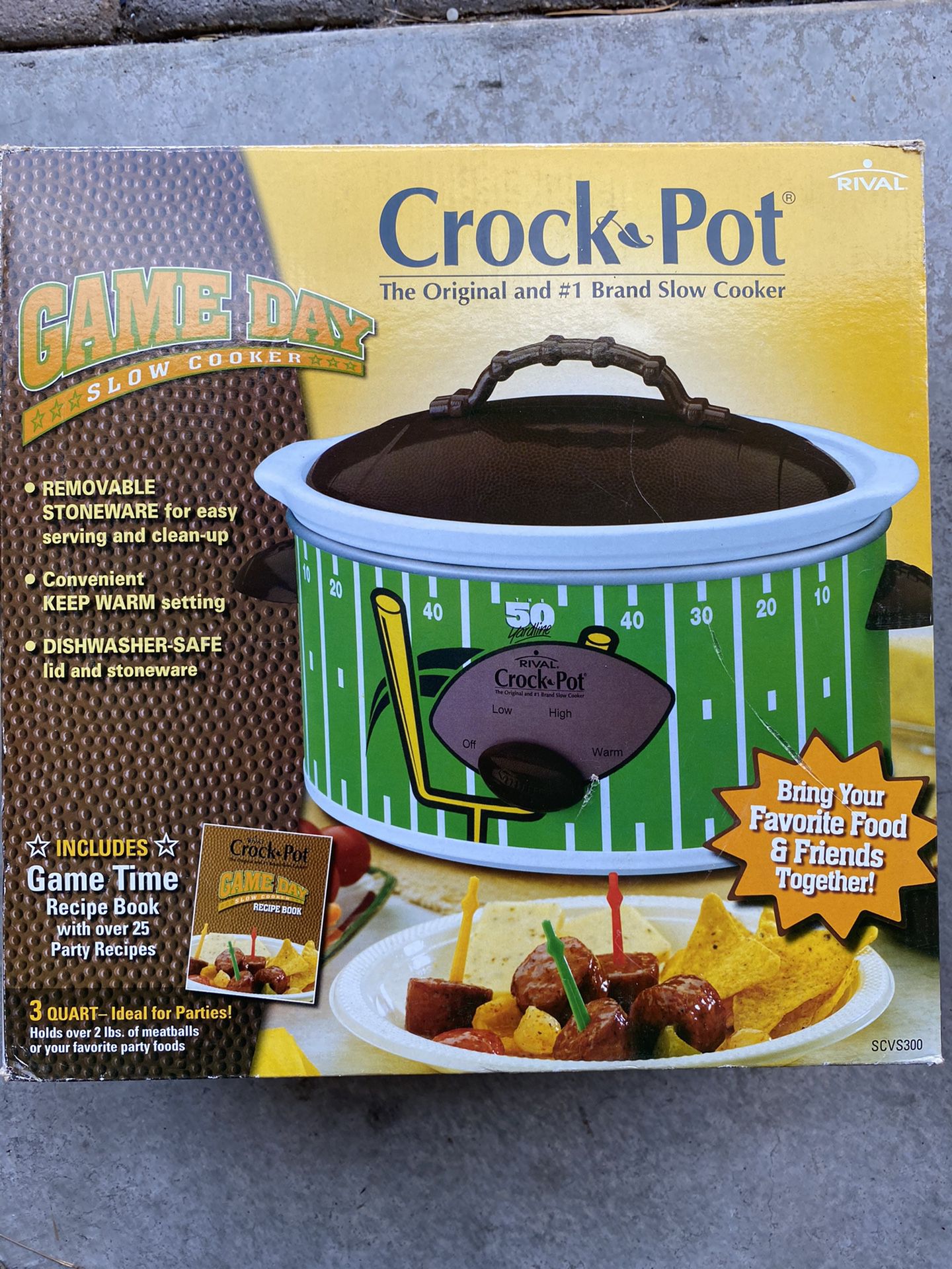 Brand new 3 quart Crock Pot slow cooker