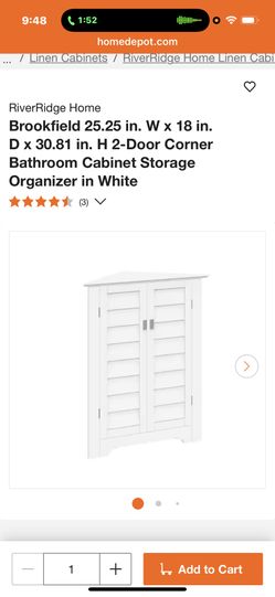 River Ridge Corner Cabinets 2 New