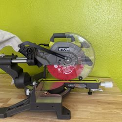 15 Amp 10 in. Corded Sliding Compound Miter Saw with LED Cutline Indicator