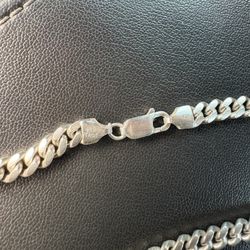 Sliver Chain ,925 Italy 90% Sliver 24inch 