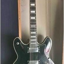Hagstrom 12 String semi hollow Black electric