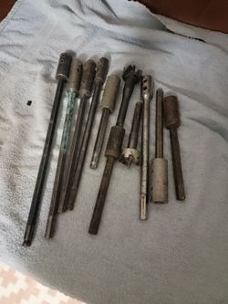 Drill Bit extensions and drill bits