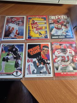Deion Sanders/Derrick Thomas Football Cards