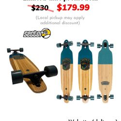 New Unopened Box Longboard Sector 9 High Quality Lookout Bluff 