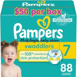 Pampers Swaddlers Size 7 Jumbo