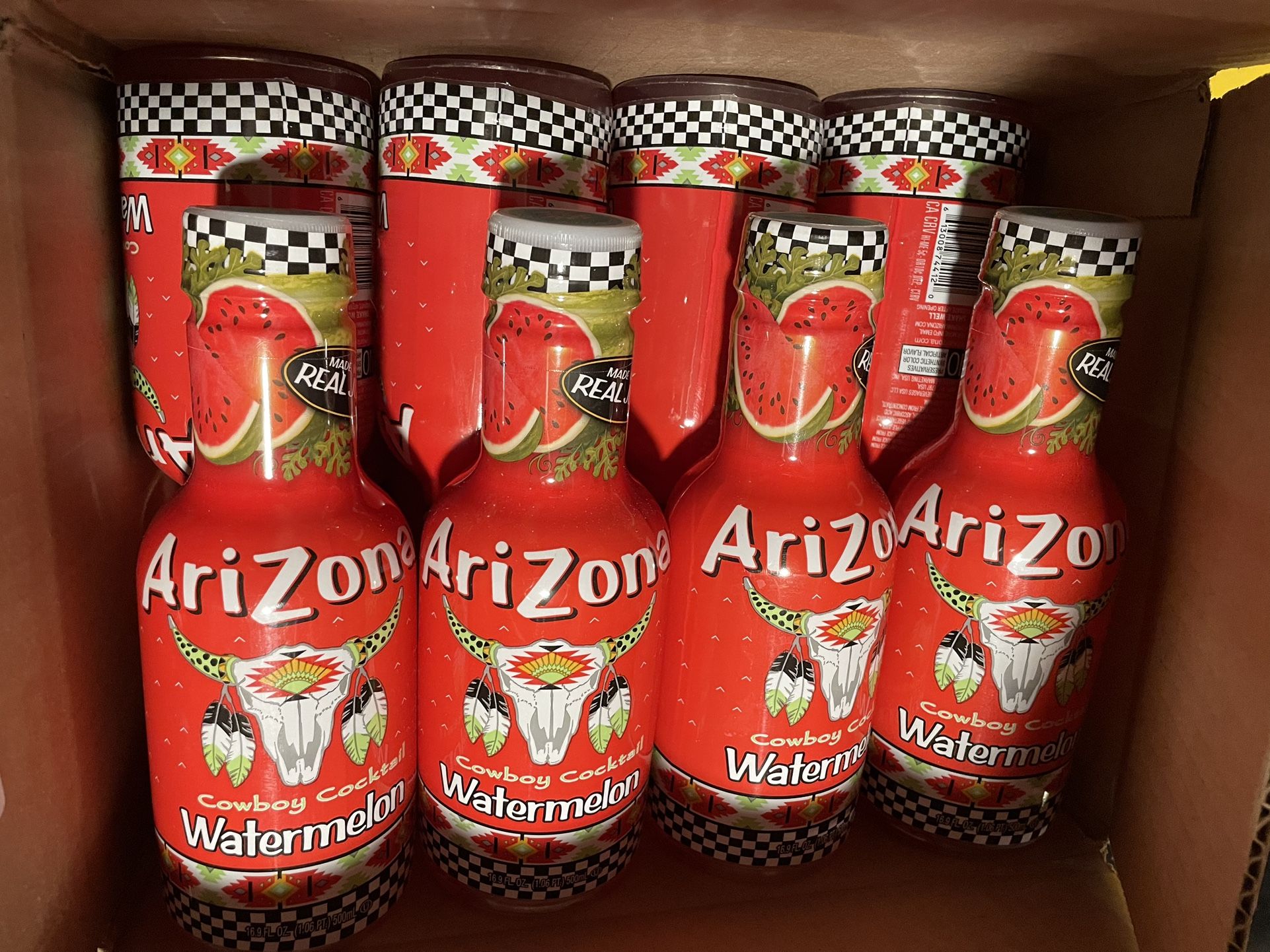 Half price! 12 of them! AriZona Iced Tea Cowboy Cocktail Watermelon! Save big!