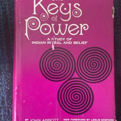 The Keys of Power – Indian Ritual & Belief Study (Vintage)