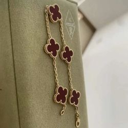 Red and Gold Bracelet 