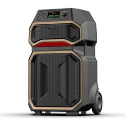 NEW! Monster Rock'n Roller X Pro 1100 W Bluetooth Speaker with 12 hours of battery life and IPX4 weather-resistant $249.99