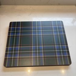 Pottery barn Stewart Plaid  Cork Placemats
