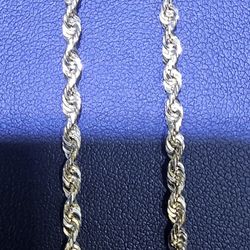 10kt YG Rope Chain. (C-3) 23", 11.2g, 3mm, SOLID. ASK FOR RYAN. #(contact info removed)28